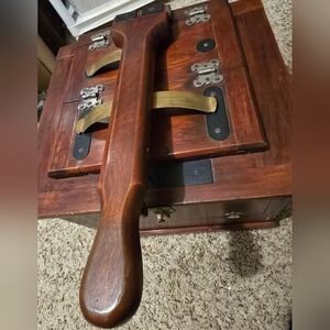 Antique Wooden Photo Film Developer